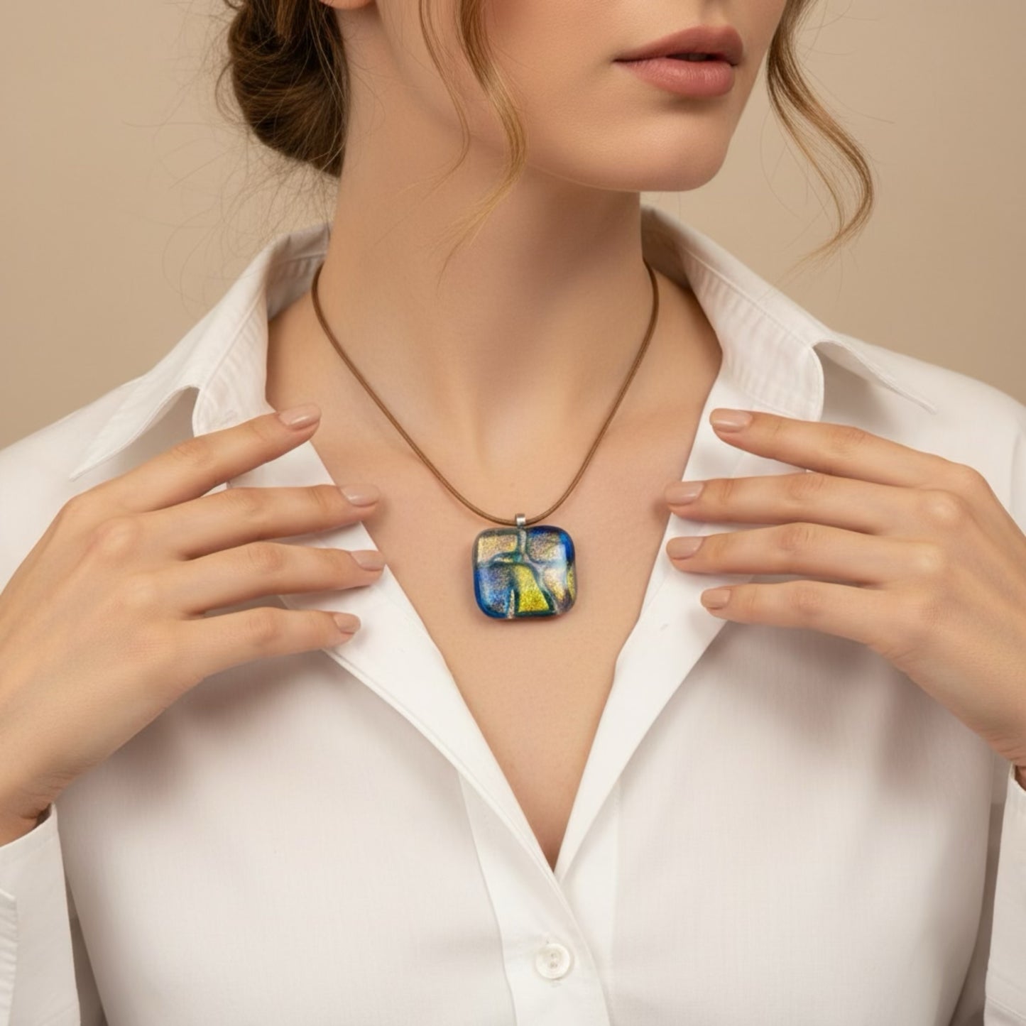 Tidal Light Pendant Necklace