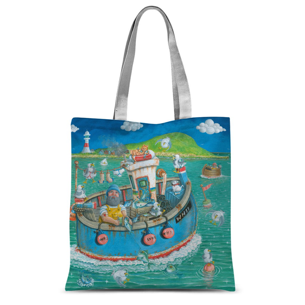 Paul Liggins Them Pesky Gulls Design Tote Bag