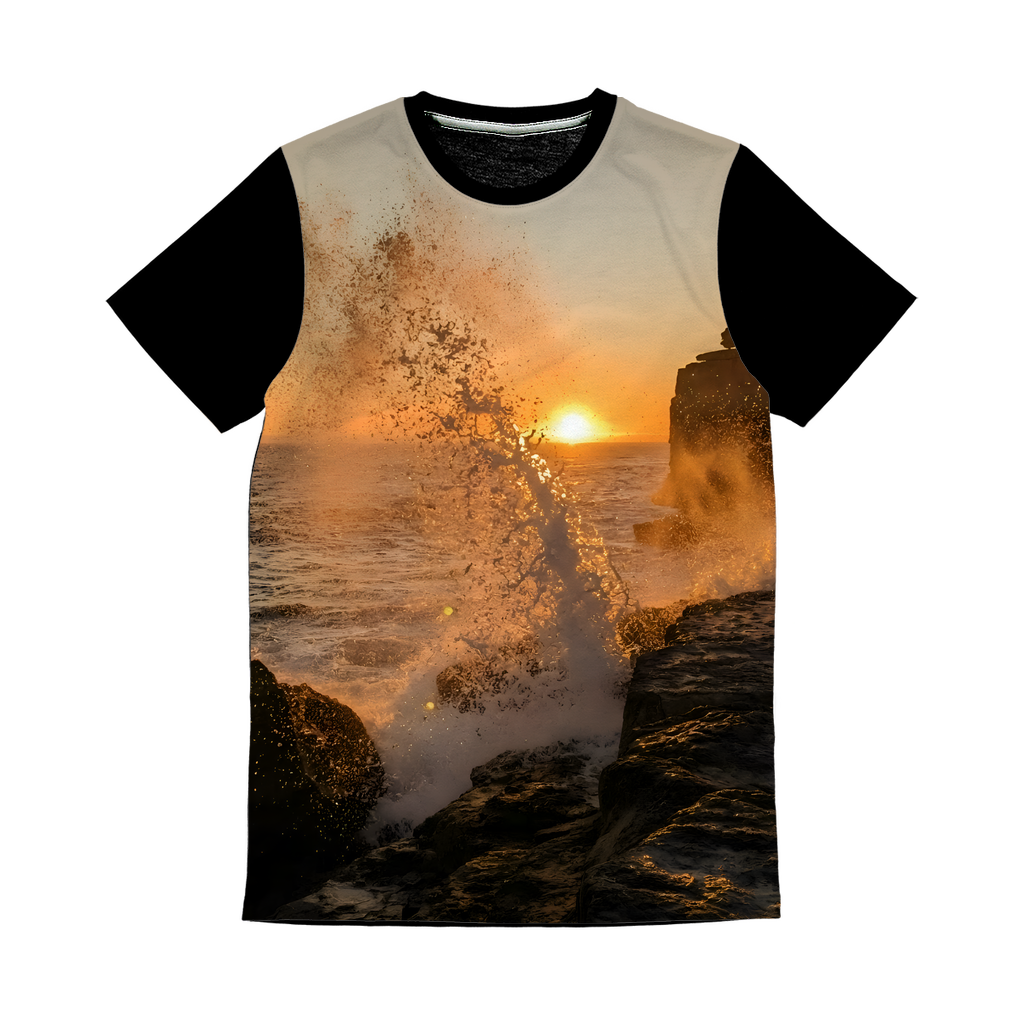 Portland's Liquid Gold by Jerry Rose Panel T-Shirt
