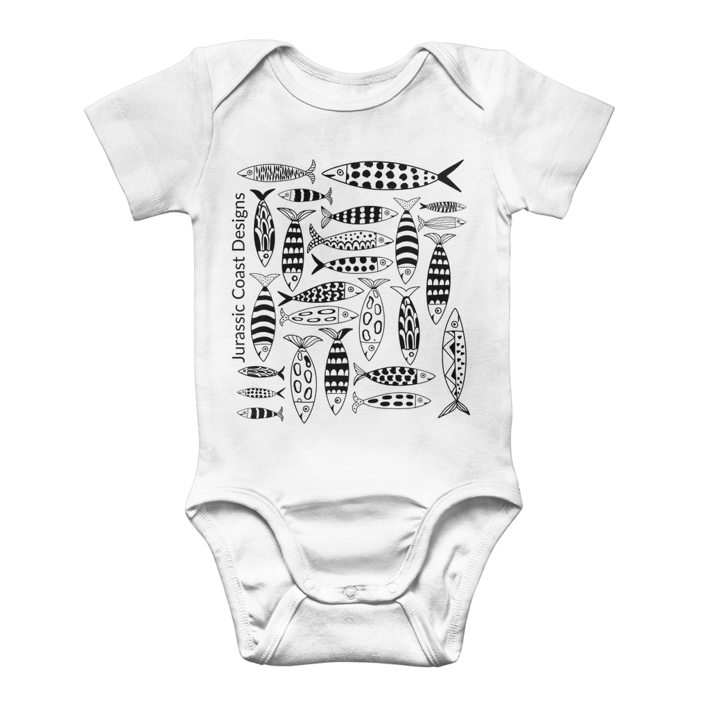 Coastal Shoal Little Explorer Baby Onesie