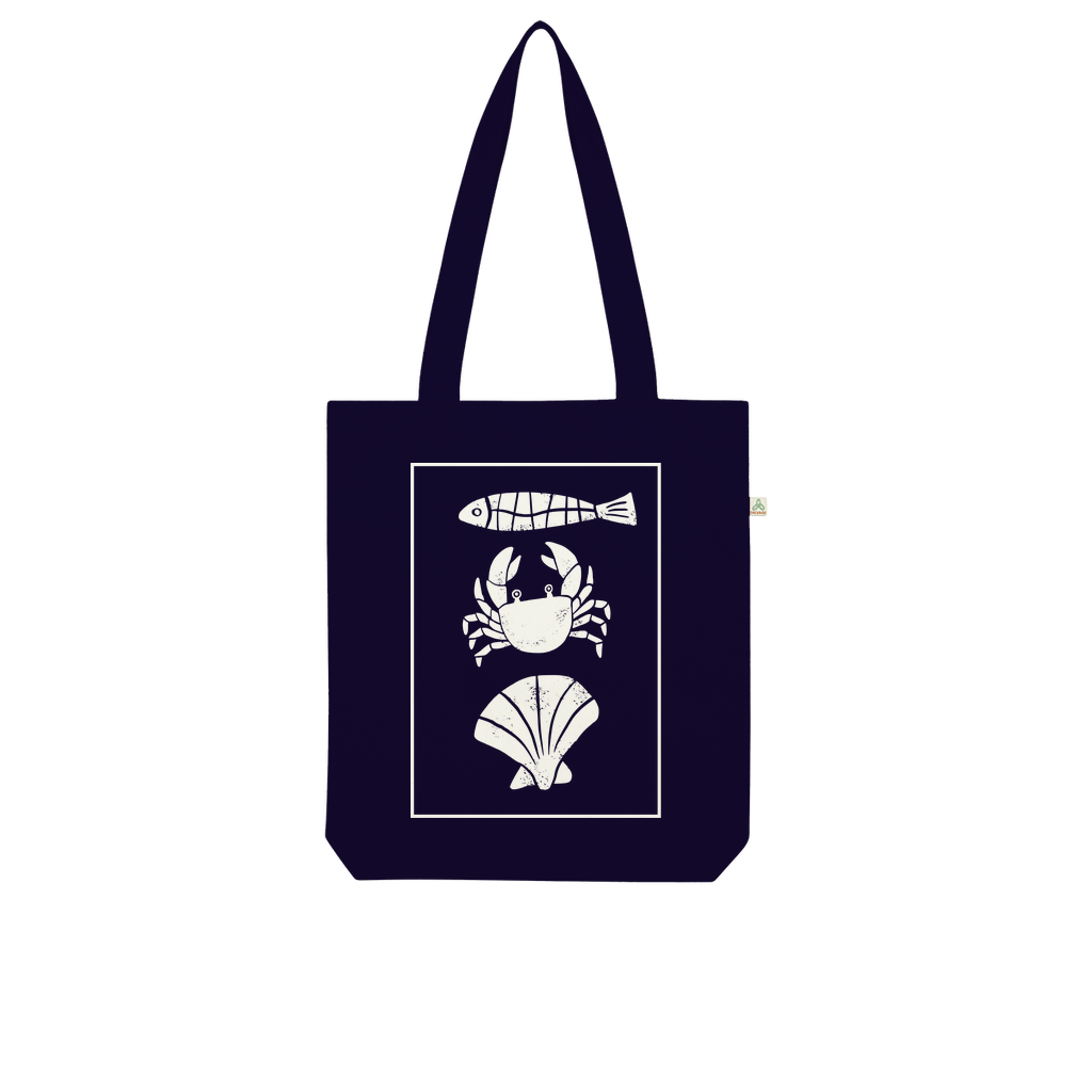 Coastal Catch 100% Combed Organic Cotton Tote Bag