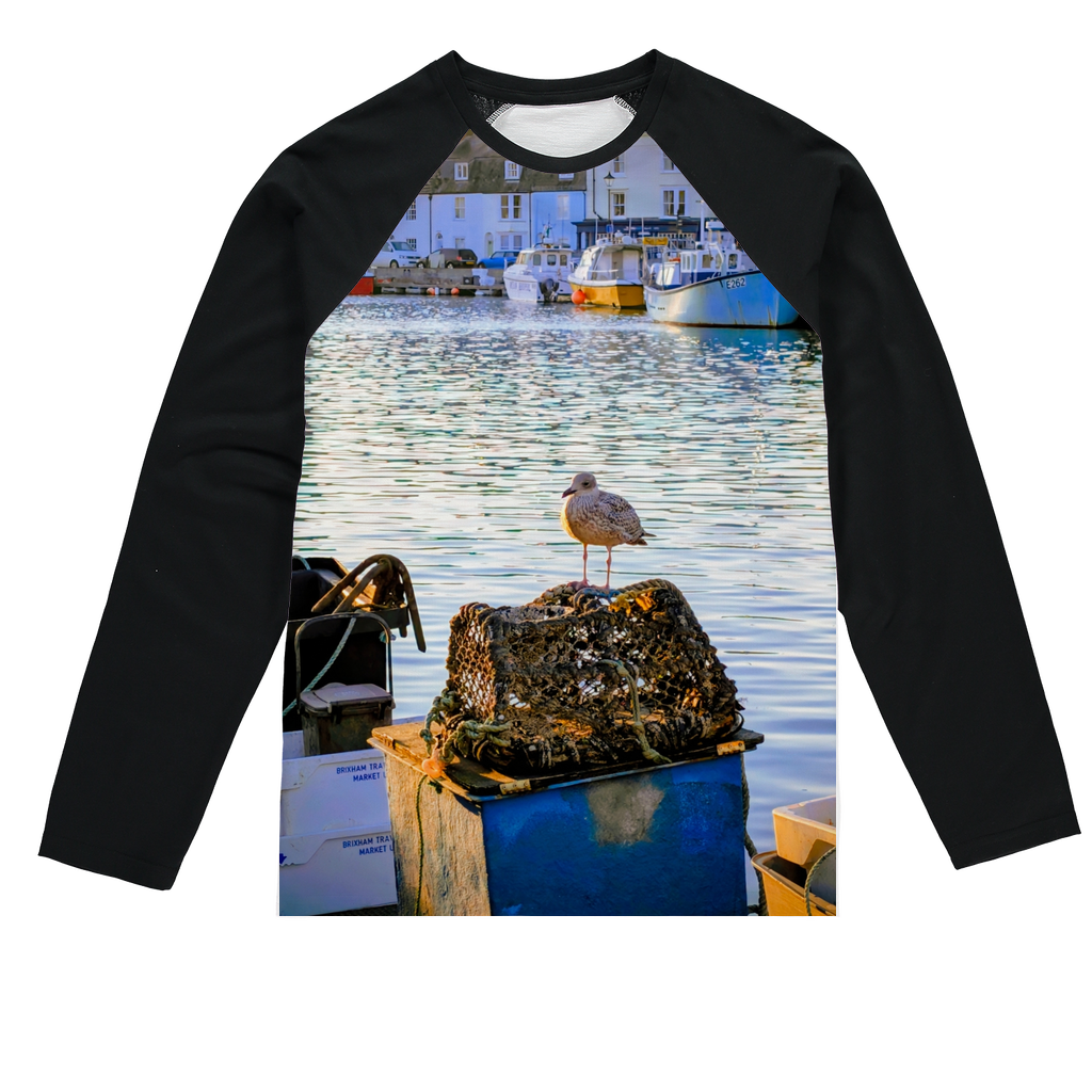 Weymouth Seagull by Jerry Rose Long Sleeve T-Shirt