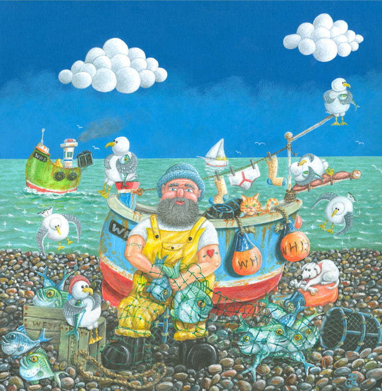 Chesilie Pebblie Chilling by Paul Liggins