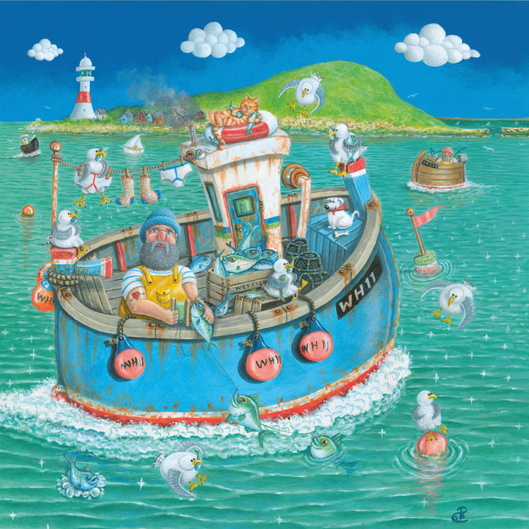 Them Pesky Gulls by Paul Liggins