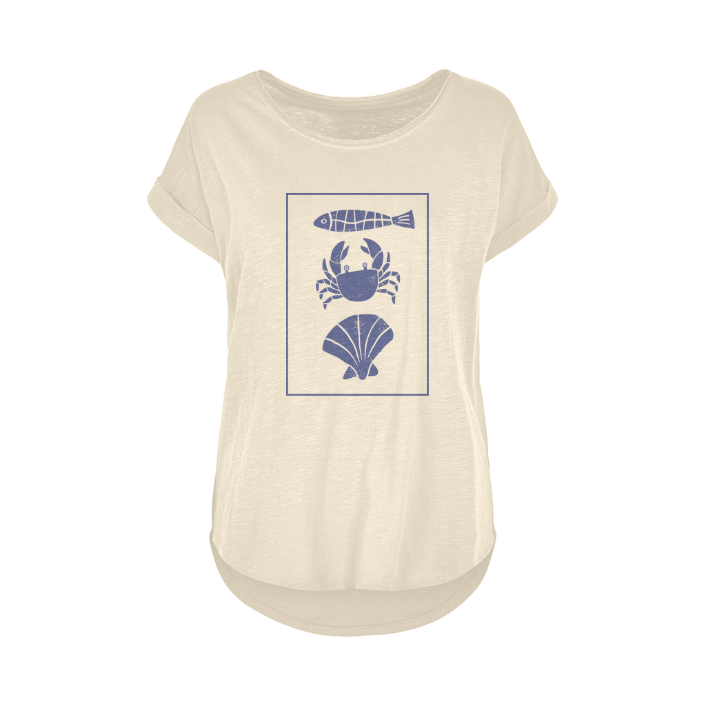 Coastal Catch Women's Long Slub T-Shirt XS-5XL