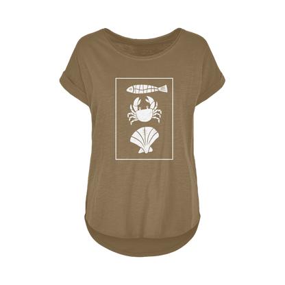 Coastal Catch Women's Long Slub T-Shirt XS-5XL