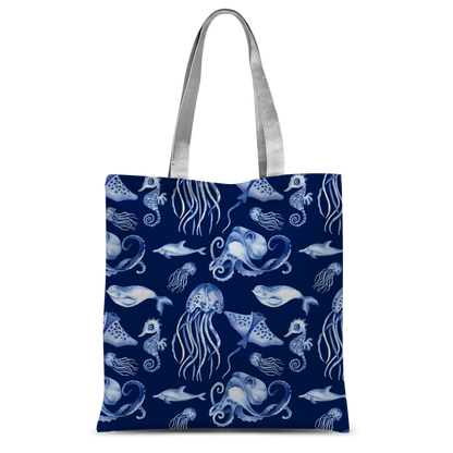 Sea Animals Tote Bag