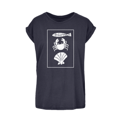 Coastal Catch Women's Extended Shoulder T-Shirt XS-5XL