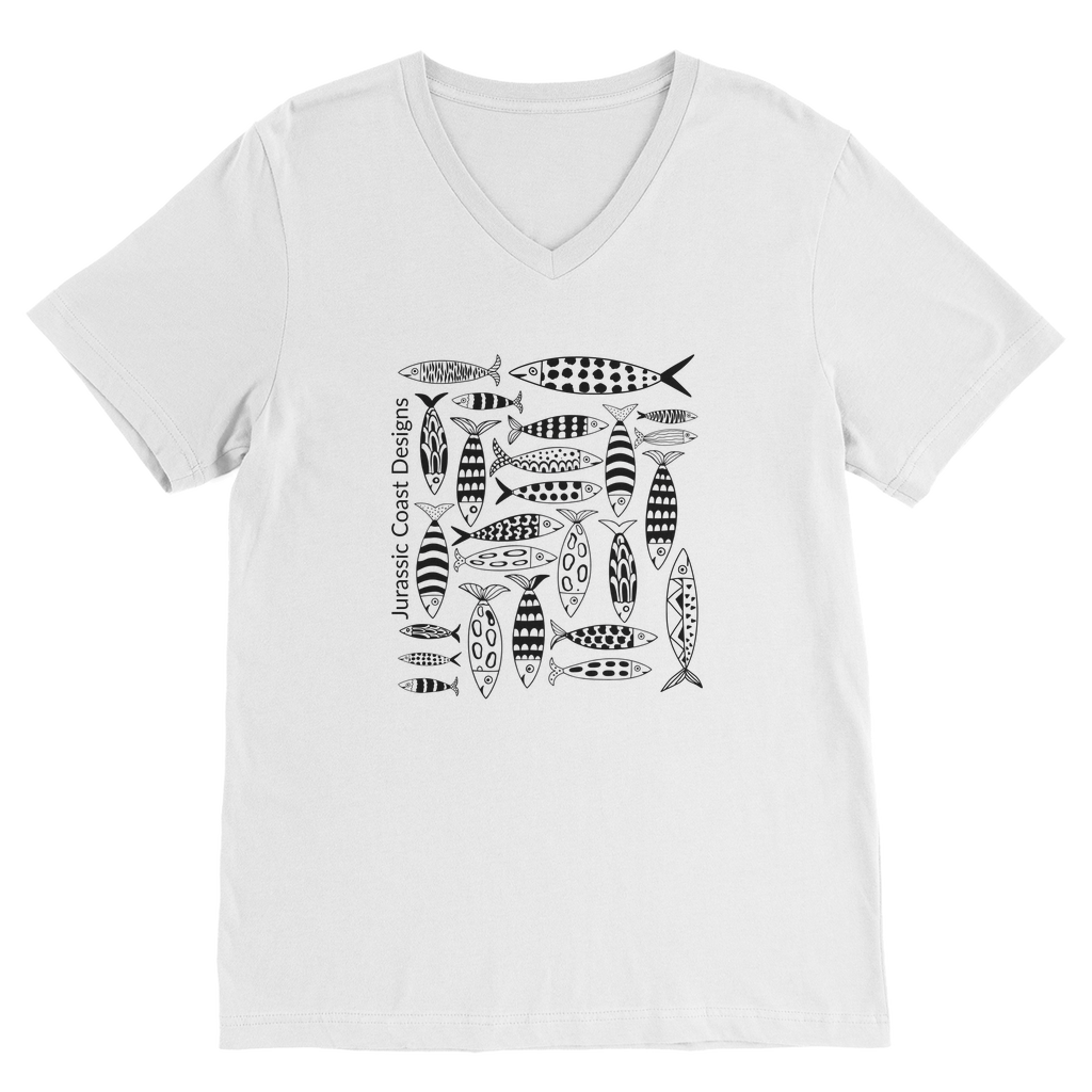 Coastal Shoal Classic Softstyle® V-neck T-shirt