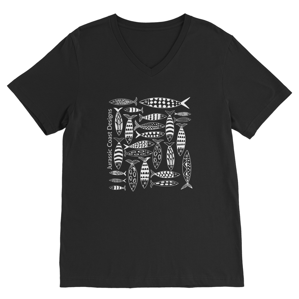 Coastal Shoal Classic Softstyle® V-neck T-shirt