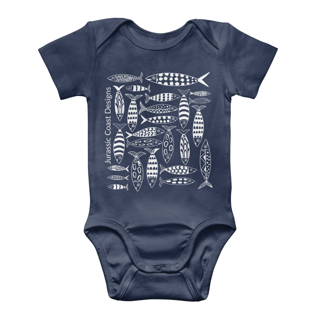 Coastal Shoal Little Explorer Baby Onesie