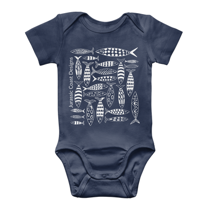 Coastal Shoal Little Explorer Baby Onesie