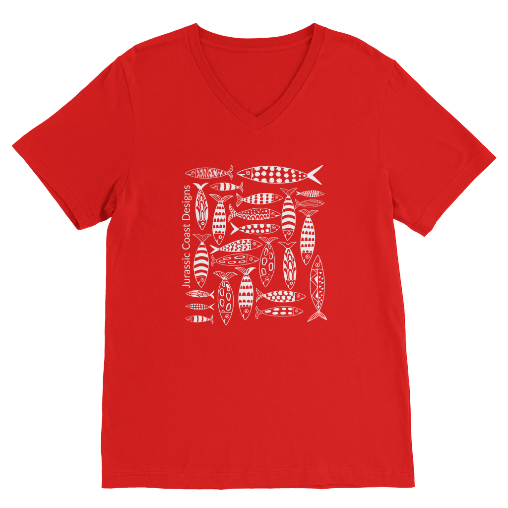 Coastal Shoal Classic Softstyle® V-neck T-shirt