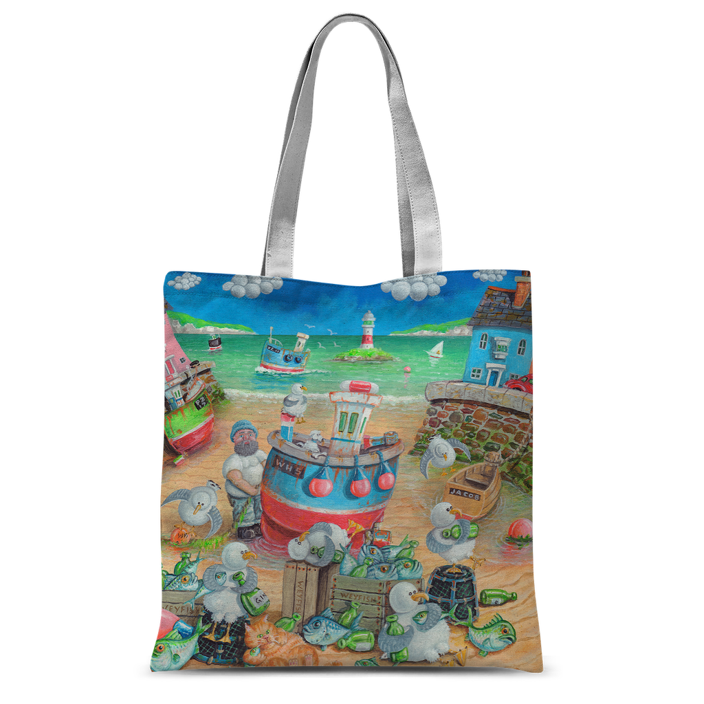 Paul Liggins Jolly Gin Drinkers Design Tote Bag