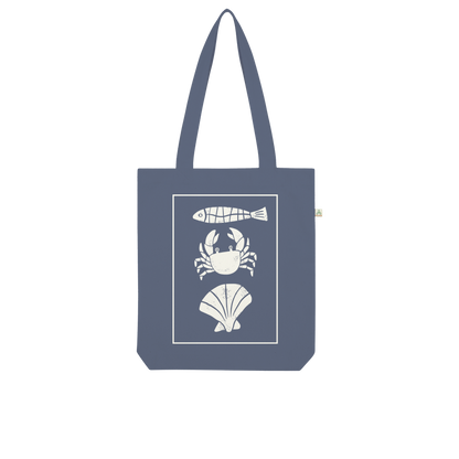 Coastal Catch 100% Combed Organic Cotton Tote Bag