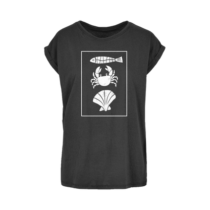 Coastal Catch Women's Extended Shoulder T-Shirt XS-5XL