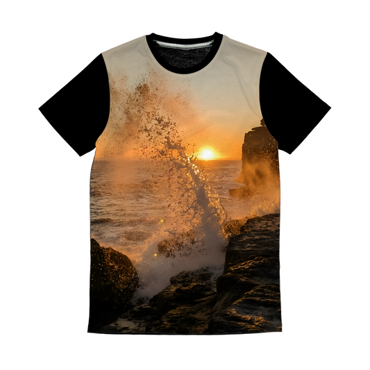 Portland's Liquid Gold by Jerry Rose Panel T-Shirt