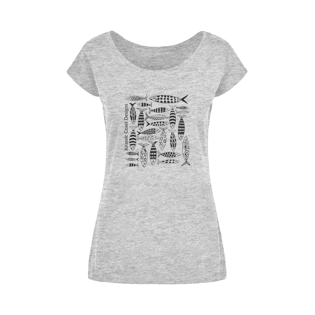 Coastal Shoal Wide Neck Women's T-Shirt XS-5XL