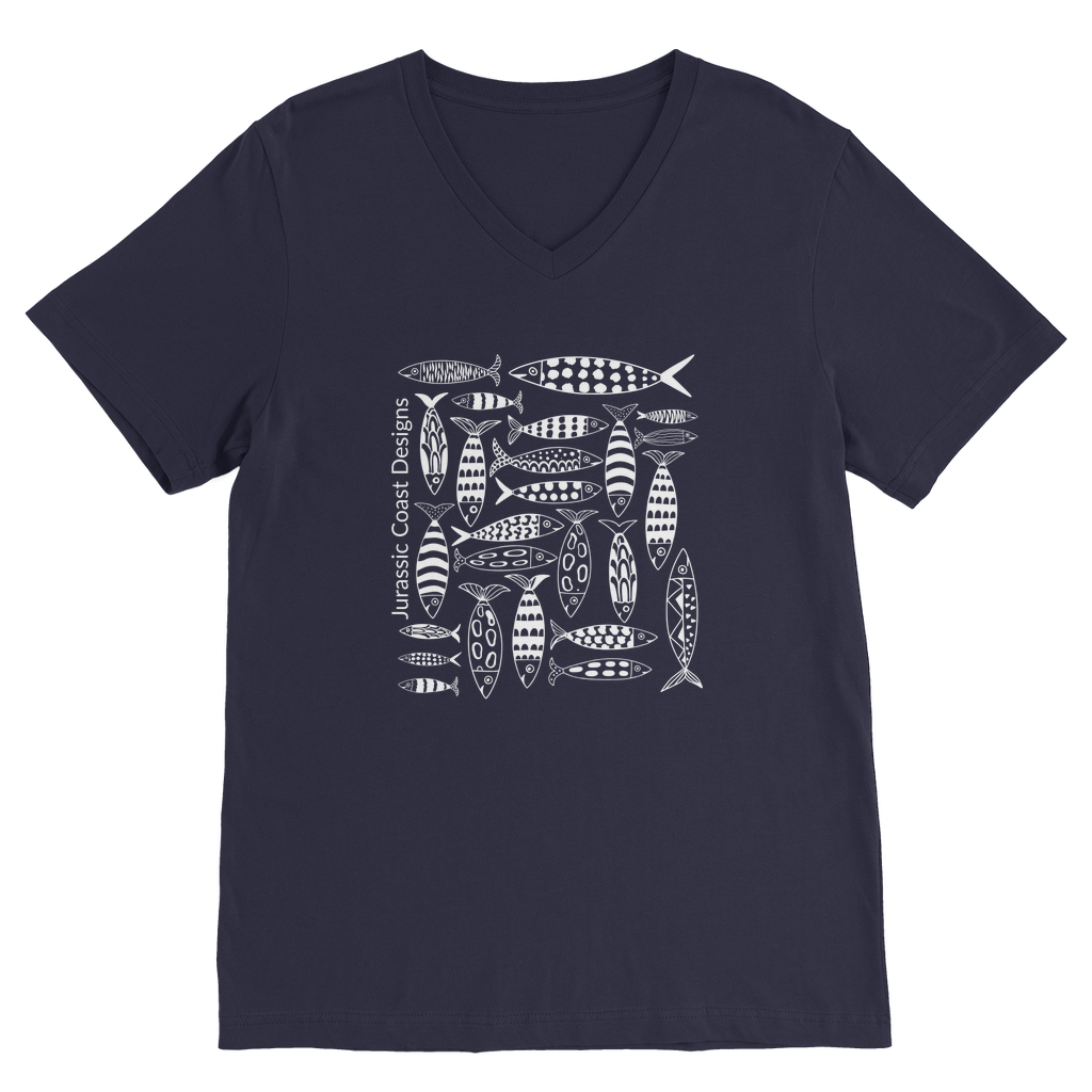 Coastal Shoal Classic Softstyle® V-neck T-shirt