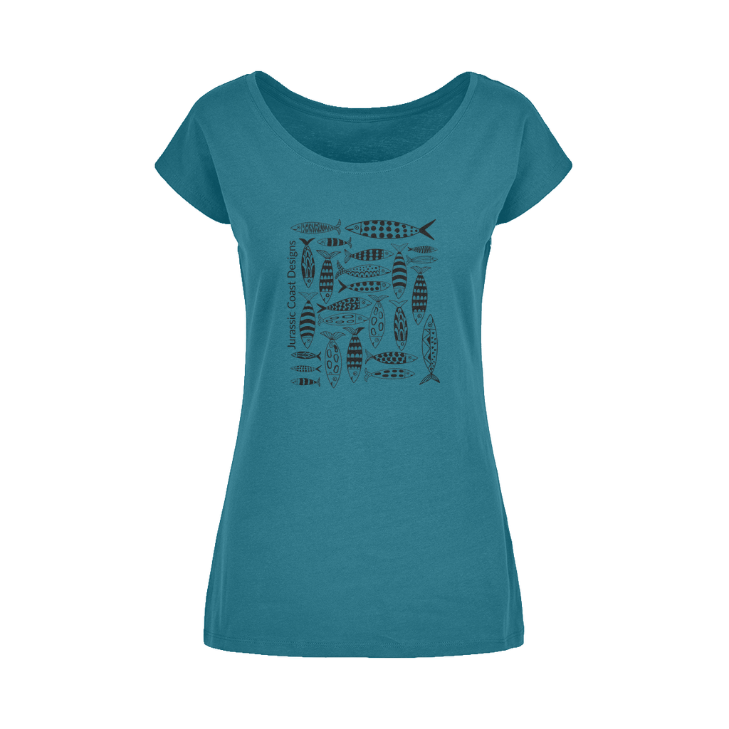 Coastal Shoal Wide Neck Women's T-Shirt XS-5XL