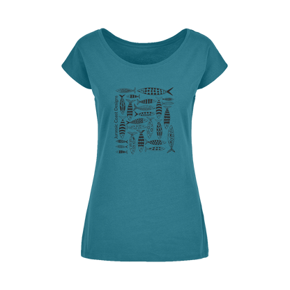 Coastal Shoal Wide Neck Women's T-Shirt XS-5XL