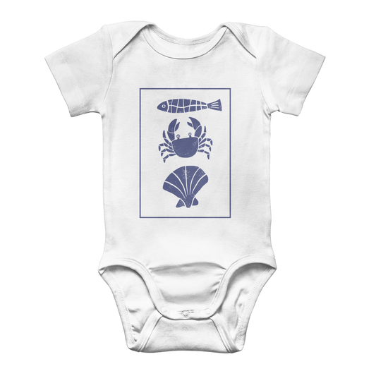 Coastal Catch Little Explorer Baby Onesie
