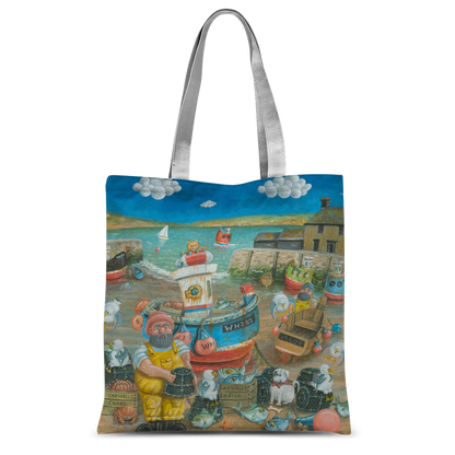 Paul Liggins Lazing in Lyme Design Tote Bag