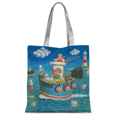 Chugging On Tote Bag