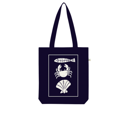 Coastal Catch 100% Combed Organic Cotton Tote Bag