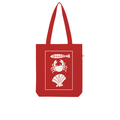 Coastal Catch 100% Combed Organic Cotton Tote Bag