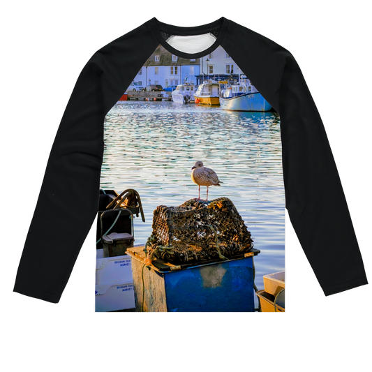 Weymouth Seagull by Jerry Rose Long Sleeve T-Shirt