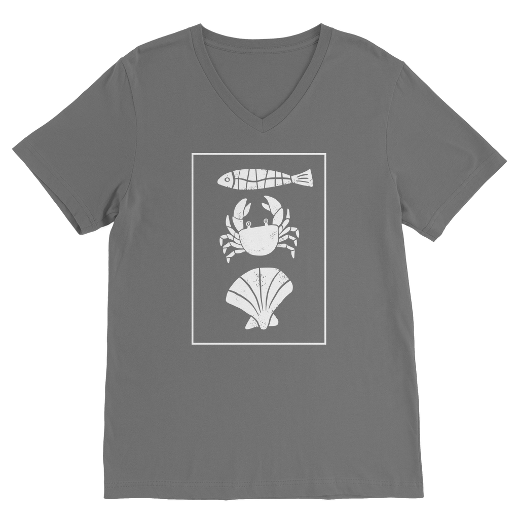 Coastal Catch Classic Softstyle® V-neck T-shirt