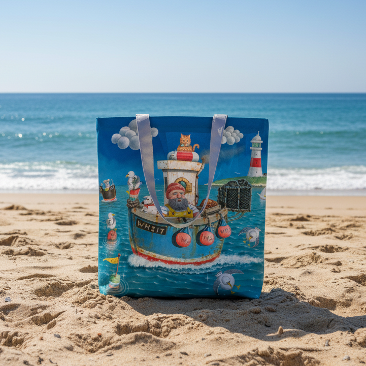 Chugging On Tote Bag