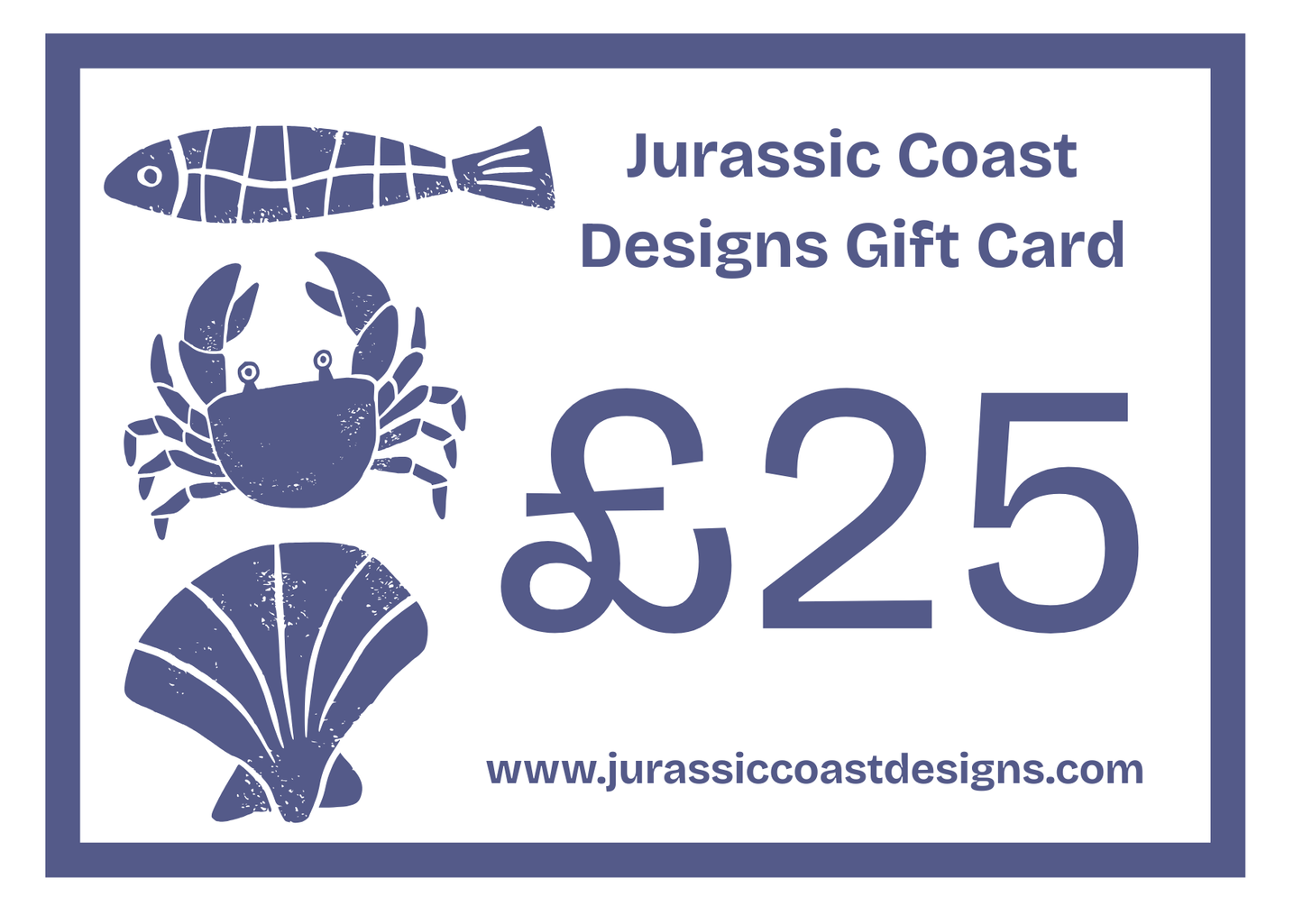 Jurassic Coast Designs Gift Cards