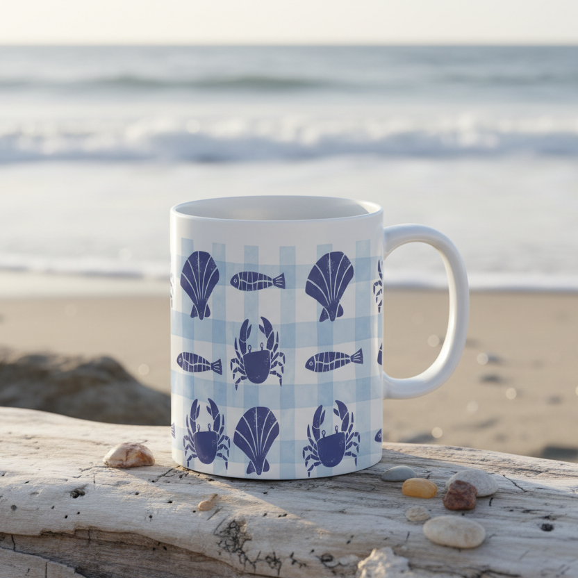 Coastal Catch Dishwasher Safe 11oz Mug