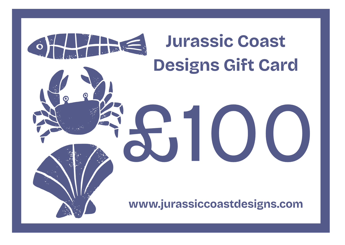 Jurassic Coast Designs Gift Cards
