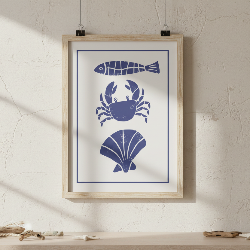 Coastal Catch High-quality posters using Eco-Solvent inks