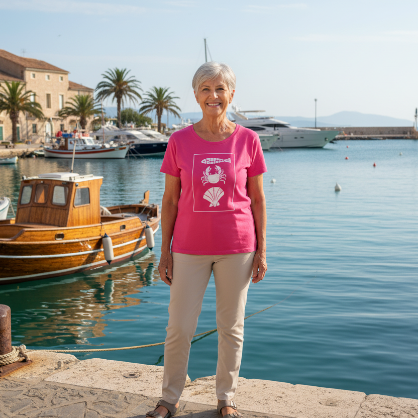 Coastal Catch Organic Jersey Woman's T-Shirt