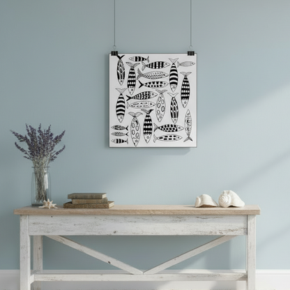 Coastal Shoal High-quality posters using Eco-Solvent inks