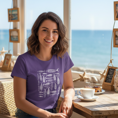 Coastal Shoal Organic Jersey Woman's T-Shirt