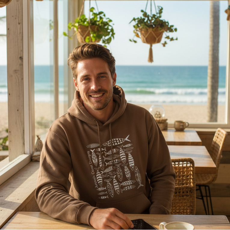 Coastal Shoal Sustainable and Ethical Adult Hoodie