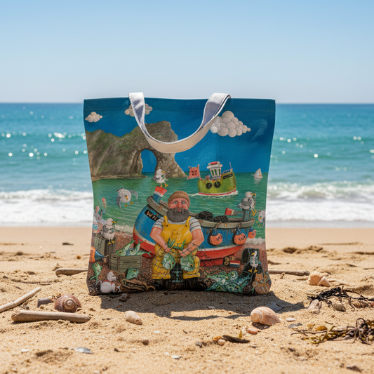 Durdle With Doggie and Moggie Tote Bag