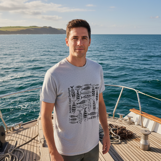 Coastal Shoal Design Unisex Crewneck T-shirt