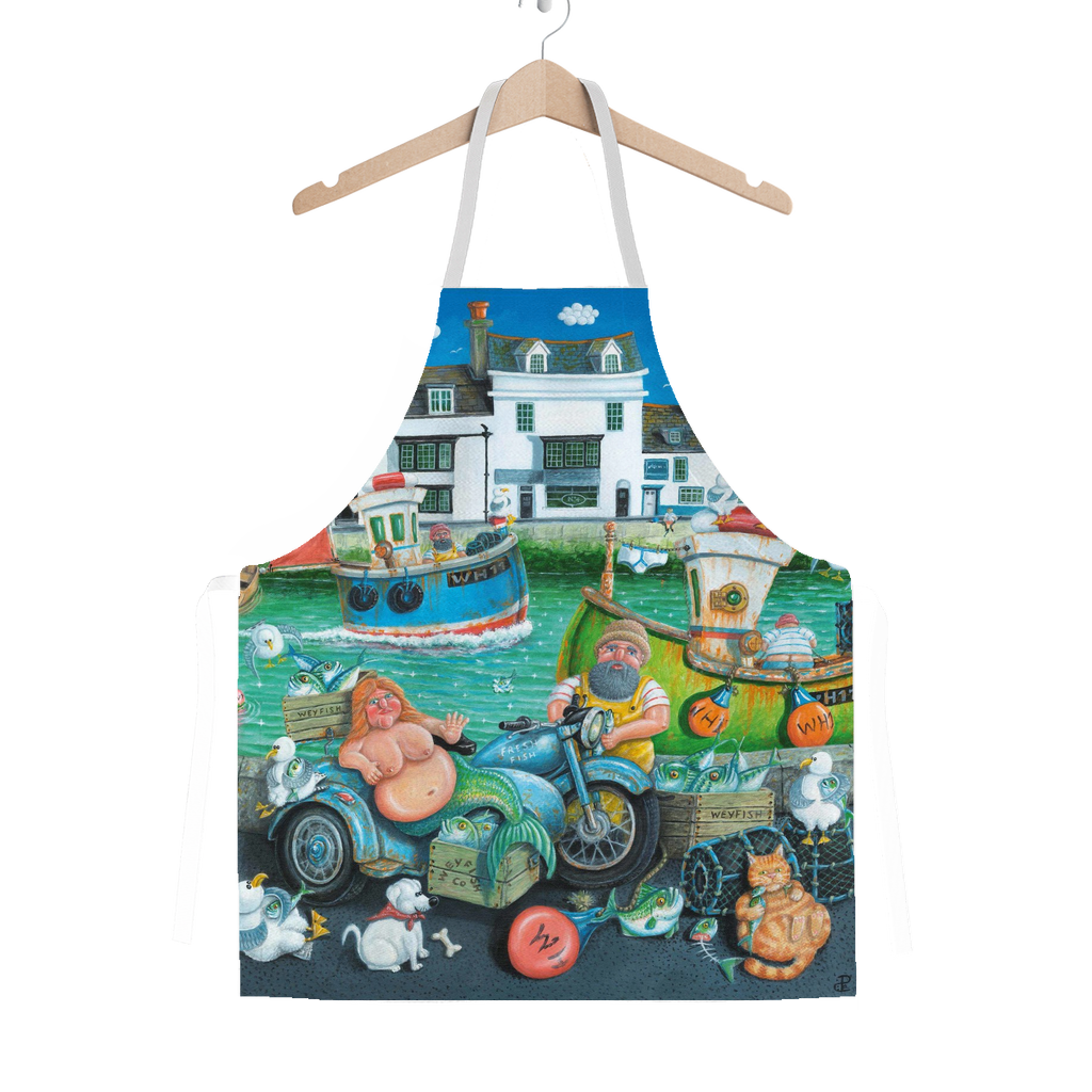 Paul Liggins Catch of the Day Design Adult Apron