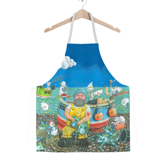 Paul Liggins Chesilie Pebblie Chilling Design Adult Apron