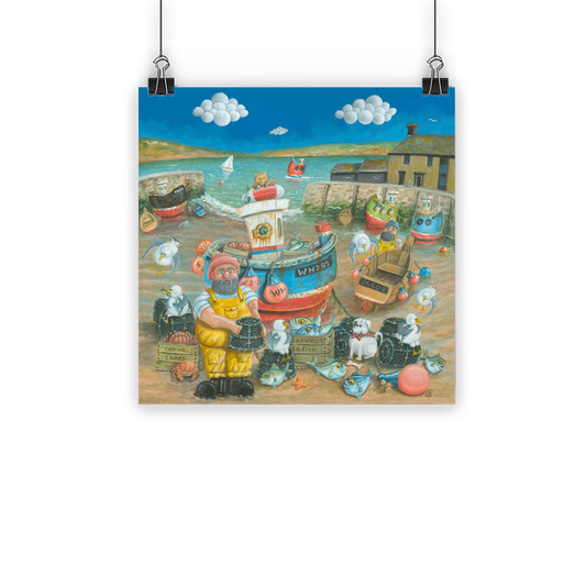 Paul Liggins Lazing in Lyme Design High-quality posters using Eco-Solvent inks