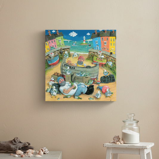 Paul Liggins On The Scrumpy Design Premium Stretched Canvas Artwork