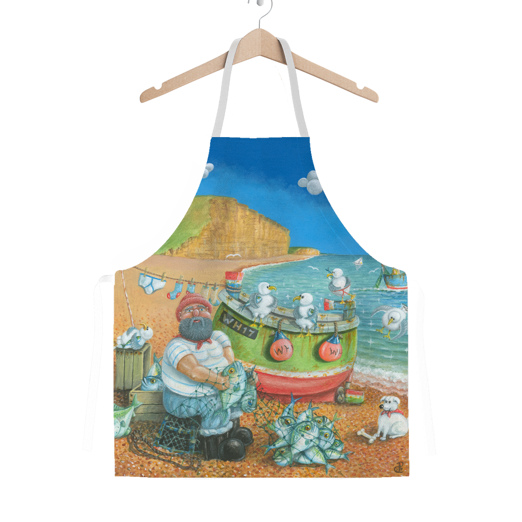 Paul Liggins West Bay Wash Day Design Adult Apron