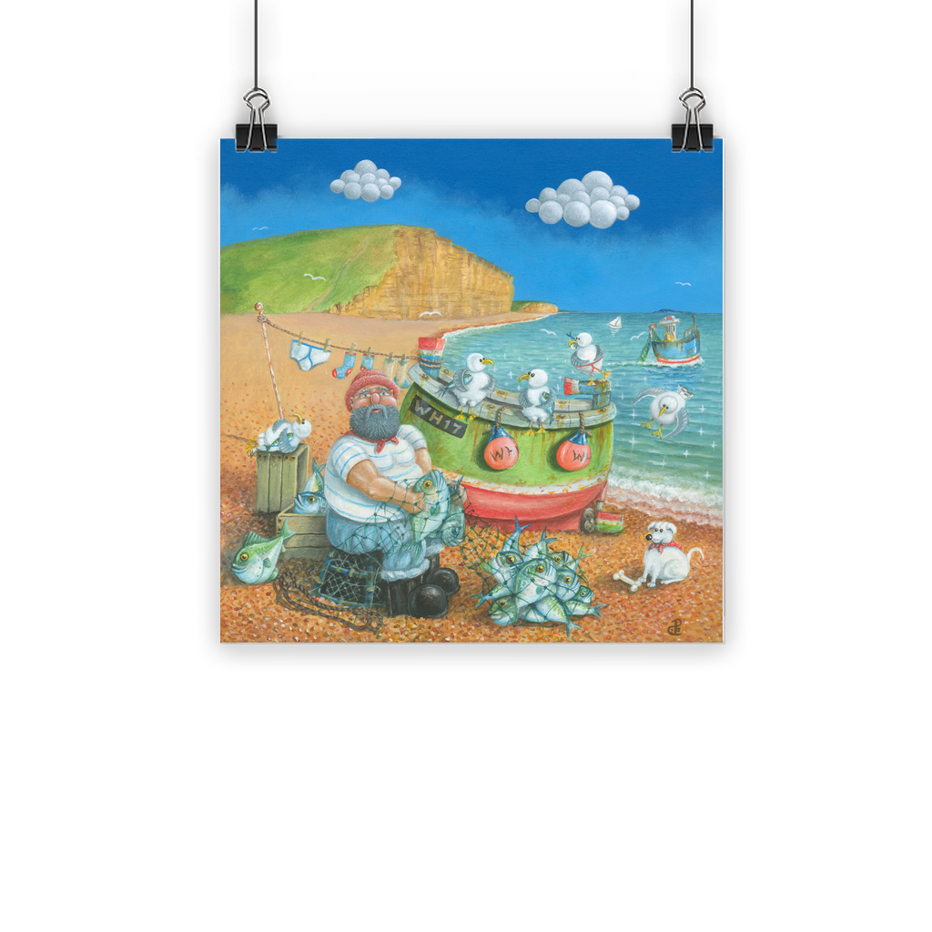 Paul Liggins West Bay Wash Day Design High-quality posters using Eco-Solvent inks