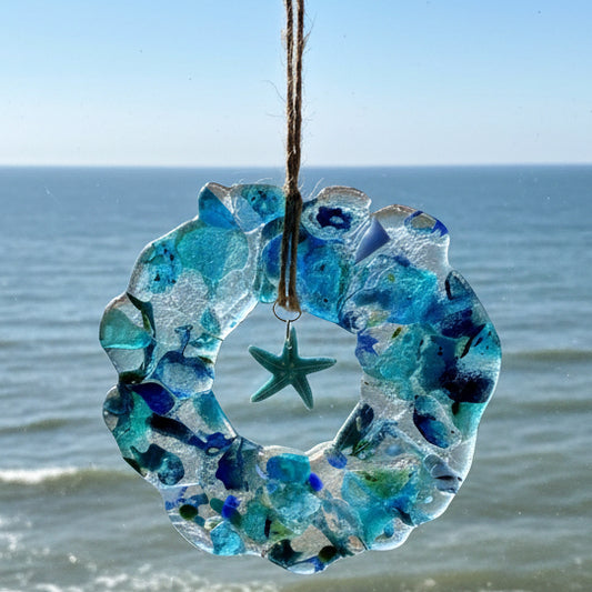 Handmade Fused Glass Suncatchers